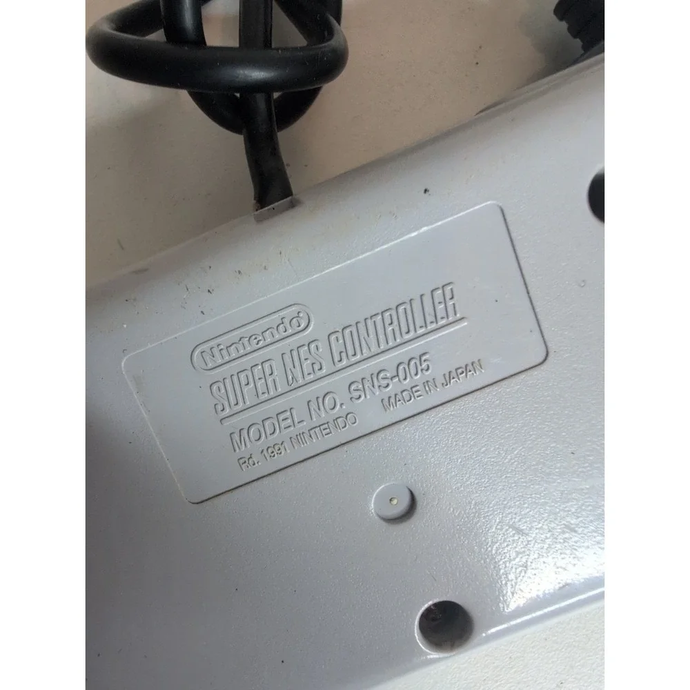 Lot 3 SNES Super Nintendo Controllers SNS-005 Original Authentic OEM
